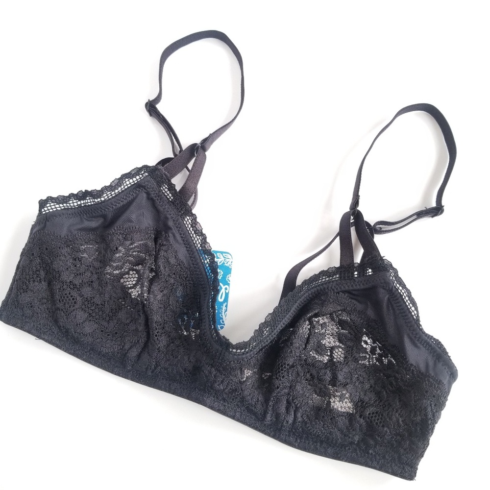 new Free People Mystic Lace Black Bra - Picture 8 of 8